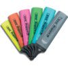 345 , Highlighter , Yellow , 2.0 - 5.0mm , Chisel , 10 Pack thumbnail-1