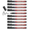 370, Permanent Marker, Black, Fine, Permanent, Bullet, Non-Retractable, 10 Pack thumbnail-1