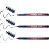 e-1800, Fineliner Pen, Black, Non-Retractable, 0.1-0.5mm,  3 Pack thumbnail-1