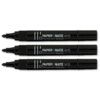 M15, Permanent Marker Pen, Black, Medium, Bullet, Non-Retractable, 12 Pack thumbnail-0