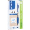 G-2, Gel Pen, Blue, Retractable, Fine, 0.39mm Line Width, Cartridge, 12 Pack thumbnail-2