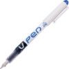 V-Pen Series, Fountain Pen, Blue, Medium Tip Size, 0.5mm Line Width, Pack of 1 thumbnail-0