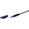 Ballpoint Pen, Blue, Non-Retractable, Fine, 0.7mm Line Width, Non-Refillable, 12 Pack thumbnail-0