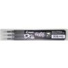 Frixion Ball Series, Rollerball Refill Pen, Black, Medium Tip Size, 0.7mm Line Width, Pack of 3 thumbnail-0