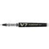 V7 Hi-Tecpoint, Rollerball Pen, Black, Non-Retractable, Fine, 0.7mm Line Width, Cartridge, 10 Pack thumbnail-0