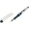 V-Pen Erasable, Fountain Pen, Black, Non-Retractable, Medium, 0.58mm Line Width, Non-Refillable, 12 Pack thumbnail-0