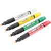 Paint Marker Pen, Assorted, Medium, Bullet, Non-Retractable, 4 Pack thumbnail-0