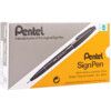 Sign S520 Series, Fibre Tip Pen, Black, Broad Tip Size, 1mm Line Width, Pack of 12 thumbnail-2