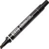 N60, Permanent Marker Pen, Black, Broad, Chisel, Non-Retractable, 12 Pack thumbnail-0