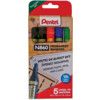 N860, Permanent Marker Pen, Assorted, Broad, Chisel, Non-Retractable, 5 Pack thumbnail-0