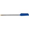 Ballpoint Pen, Blue, Non-Retractable, Fine, 0.5mm Line Width, Non-Refillable, 25 Pack thumbnail-0