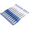 Gel Pen, Blue, Fine Tip Size, 0.5mm Line Width, Pack of 10 thumbnail-1