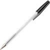 Ballpoint Pen, Black, Medium Tip Size, 1mm Line Width, Pack of 50 thumbnail-0