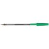 Ballpoint Pen, Green, Non-Retractable, Medium, 0.7mm Line Width, Non-Refillable, 50 Pack thumbnail-0