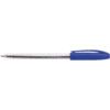 Ballpoint Pen, Blue, Non-Retractable, Medium, 0.5mm Line Width, Non-Refillable, 20 Pack thumbnail-0