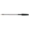 Ballpoint Pen, Black, Non-Retractable, Medium, 0.7mm Line Width, Non-Refillable, 20 Pack thumbnail-0