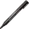 Permanent Marker, Black, Broad Tip Size, Chisel Nib, Pack of 10 thumbnail-0