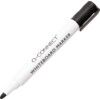 Whiteboard Marker, Black, Broad, Bullet, Non-Retractable, 10 Pack thumbnail-0