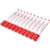 Whiteboard Marker, Red, Broad, Bullet, Non-Retractable, 10 Pack thumbnail-1