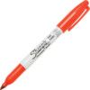 Permanent Marker, Red, Fine Tip Size, Bullet Nib, Pack of 12 thumbnail-0