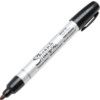 Permanent Marker Pen, Black, Medium, Bullet, Non-Retractable, 12 Pack thumbnail-0