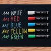 Chalk Marker Pen, Assorted, Non-Retractable,  5 Pack thumbnail-3