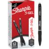 S-Gel Series, Gel Pen, Black, Medium Tip Size, Pack of 12 thumbnail-1