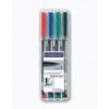 313 Lumocolor, OHP Marker Pen, Assorted, Fine, Bullet, Non-Retractable, 4 Pack thumbnail-0