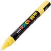 Posca 5M, Paint Marker Pen, Yellow, Medium, Bullet, Non-Retractable, 1 Pack thumbnail-0