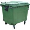 Industrial Green Wheelie Bin - 1100 Litre thumbnail-0