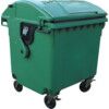 Industrial Green Wheelie Bin - 1100 Litre thumbnail-0