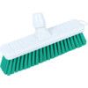 12" Soft Poly Sweep Broom Head Green thumbnail-1