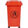 LWB30Y Orange Wheelie Bin - 30 Litre thumbnail-0