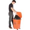 LWB50Y Red/Orange Wheelie Bin - 50 Litre thumbnail-2