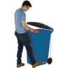 LWB12SPY Side Pedal Blue Wheelie Bin - 120 Litre thumbnail-0