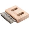 2 ROW CRIMPED STAINLESS SLOTTEDCRUSHER BRUSH thumbnail-0