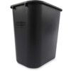 Rubbermaid Deskside Waste Bin - 26Lt BLACK thumbnail-0