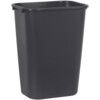 Rubbermaid Deskside Waste Bin - 39Lt BLACK thumbnail-0