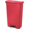 Rubbermaid 68Lt Front Step On Bin - Red thumbnail-0