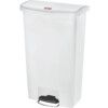 Rubbermaid 68Lt Front Step On Bin - White thumbnail-0