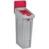 Slim Jim Recycling Station Closed Lid Red thumbnail-0