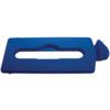 Slim Jim Recycling Station Bin Paper Slot Lid Blue thumbnail-0