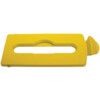 Slim Jim Recycling Station Bin Paper Slot Lid Yellow thumbnail-0