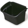 Plastic Storage Bin, Black, 431.8x307.975x266.7mm thumbnail-0