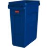 RUBBERMAID SLIM JIM RECYCLING BIN 60 LTR BLUE thumbnail-1