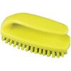 102mm Prof' Med' Poly' Nail Brush Grippy Yellow thumbnail-0