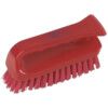 152mm Prof' Stiff Poly' Scrub Brush Grippy Red thumbnail-0