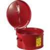 SAFETY CLEANING TANK STEEL DIP TANK 4L RED thumbnail-1