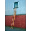 3-7.7m, Timber, Triple Section Extension Ladder,  BS 1129 Class 1 thumbnail-3
