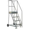 Platform Step Ladder, 3-Tread, 0.75m Height, Grey thumbnail-3